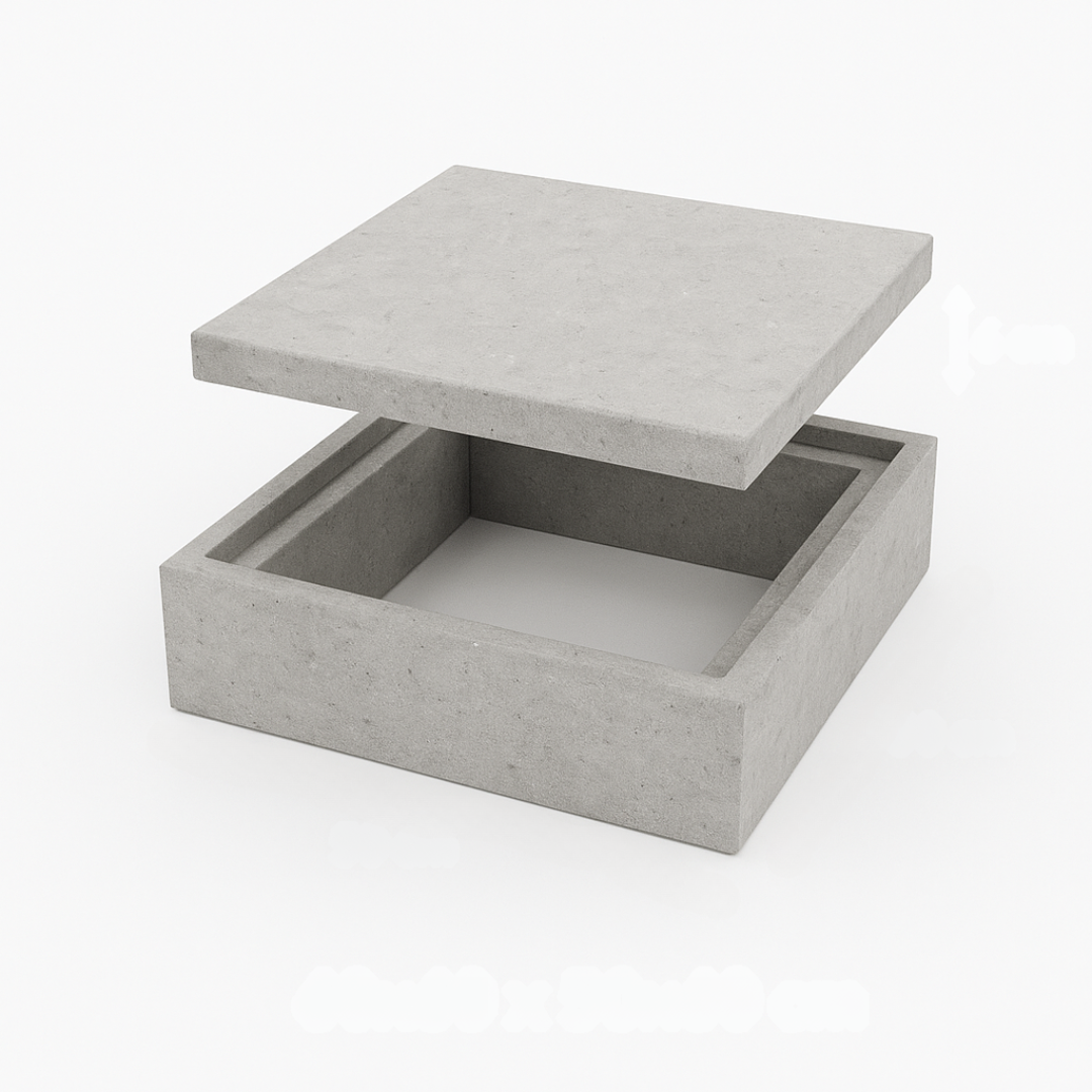 Caixa de Inspeção 50x50 com Tampa (6 cm) e Requadro 60x60x11 cm
