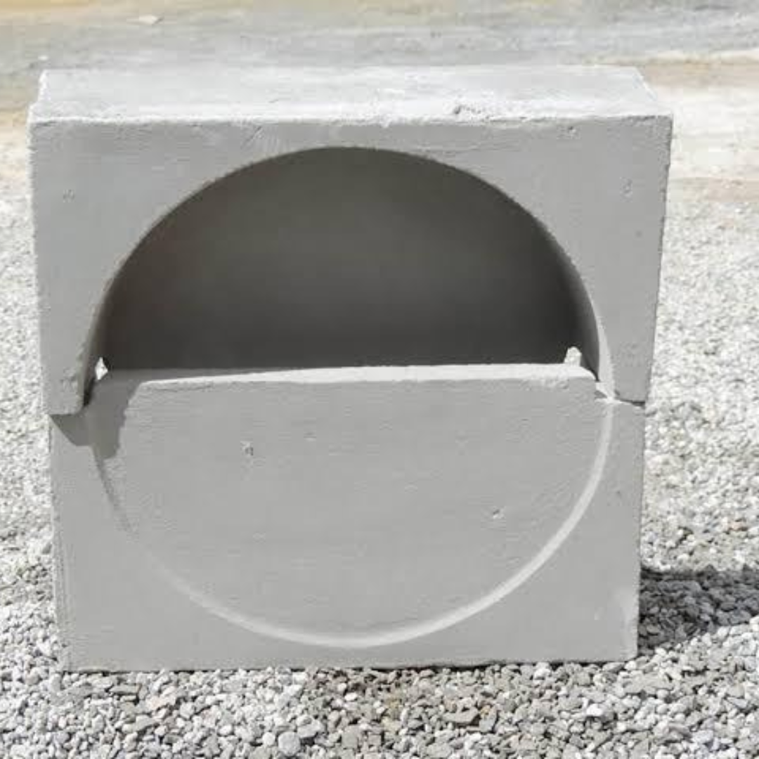 Cobogó de Cimento 40x40x12 cm Tipo “Moeda”